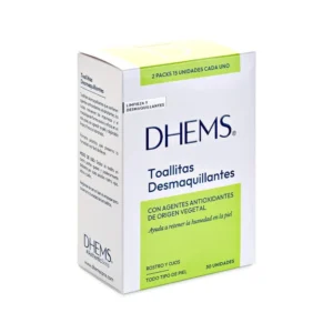 Dhems Toallas Desmaquillantes Faciales — x25 unidades