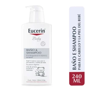 Eucerin Baby Piel Sensible Baño Y Shampoo 240Ml