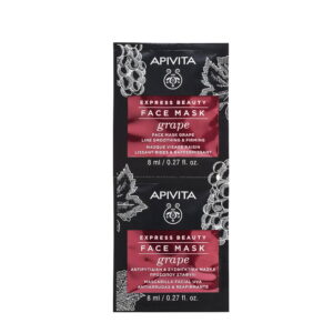 Apivita Express Beauty Face Mask Grape Antioxidante y Antiedad — 2x8ml