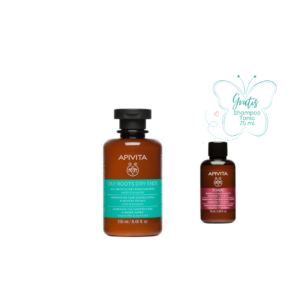 Apivita Shampoo for Oily Roots & Dry Ends Equilibrante — 250ml