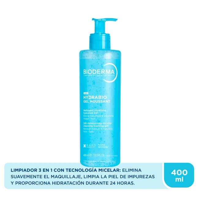 Bioderma Hydrabio gel moussant 400 ml Bioderma Hydrabio gel moussant 400 ml