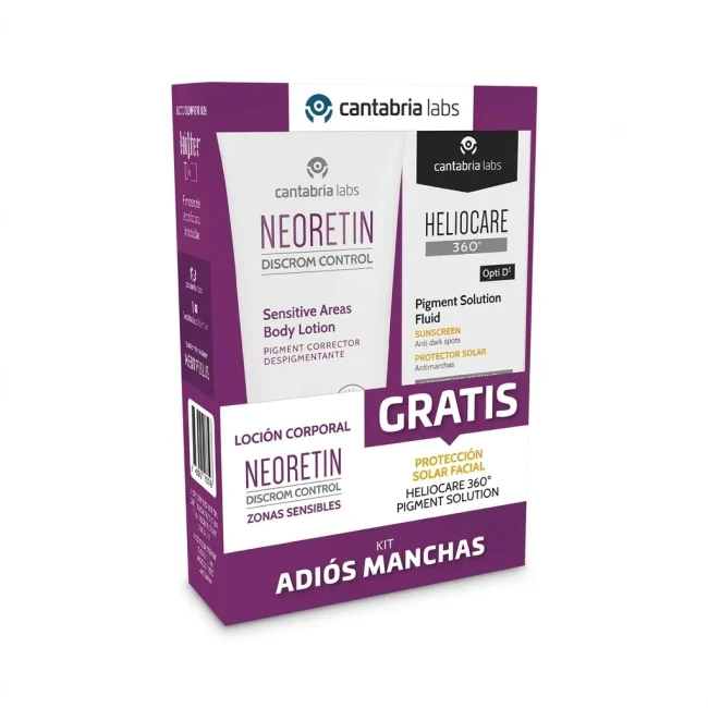 Kit neoretin sensitive areas + heliocare pigment solution Kit neoretin sensitive areas + heliocare pigment solution