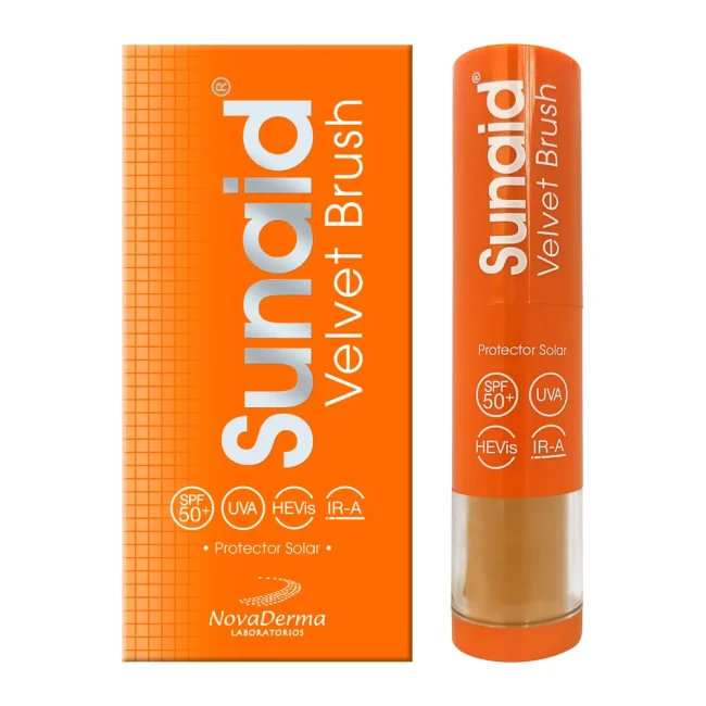 Novaderma Sunaid velvet brush tono canela Novaderma Sunaid velvet brush tono canela
